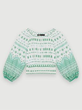 Maje Embroidered Top